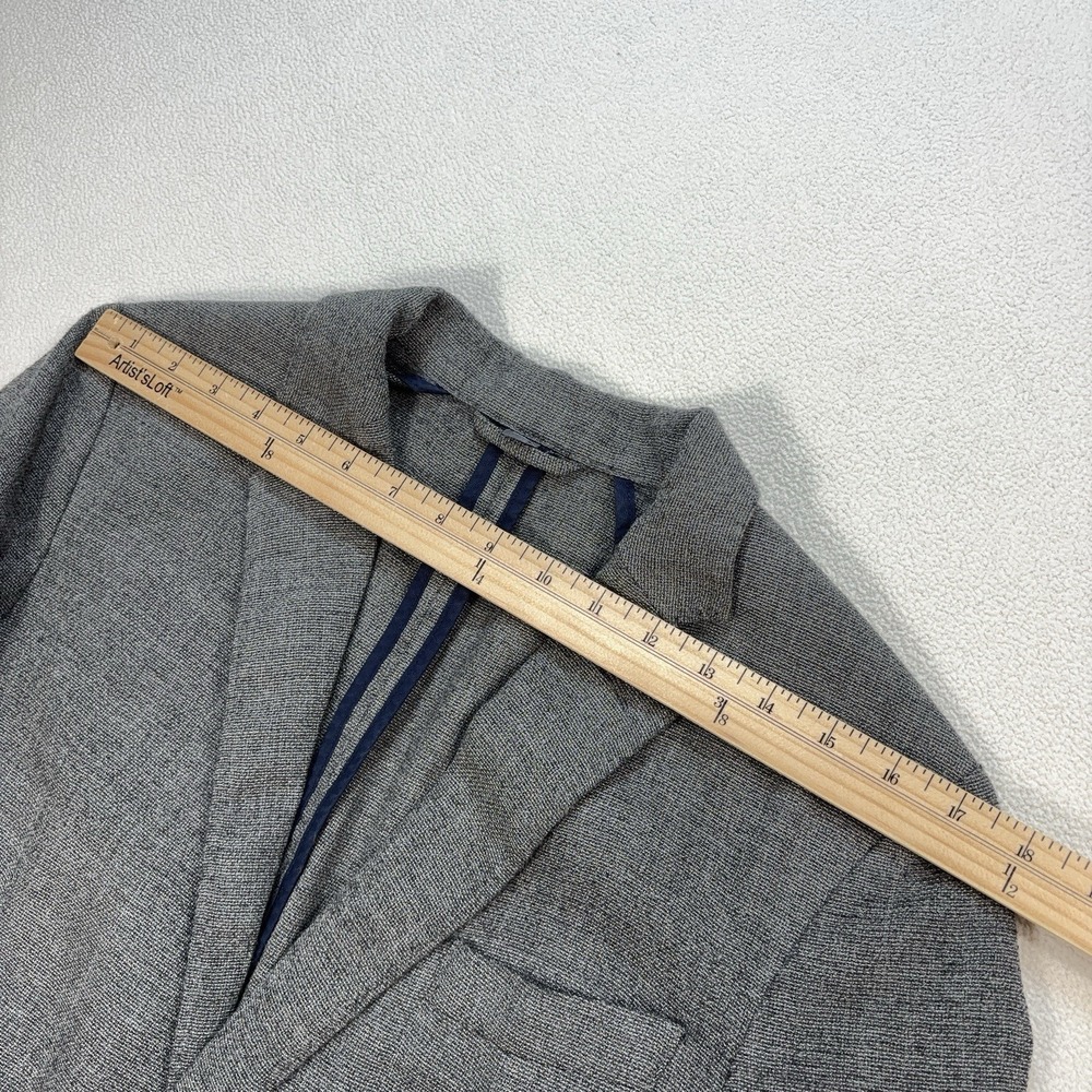 Bonobos Vitale Barberis Canonico Wool Blazer Jacket Men's 38S Gray Standard Fit - Picture 12 of 16